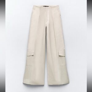 Full length pleated pants
